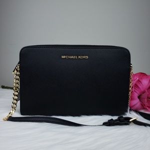 Michael Kors LG EW crossbody bag Black purse